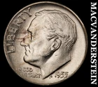 1955-D Roosevelt Dime- Silver- Choice Gem Brilliant Uncirculated Luster #J2464