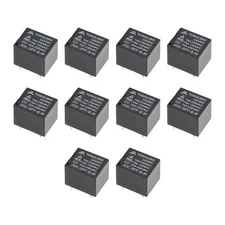 10pcs JQC-3FF-S-H DC 24V Coil SPST 4 Pin PCB Electromagnetic Power Relay