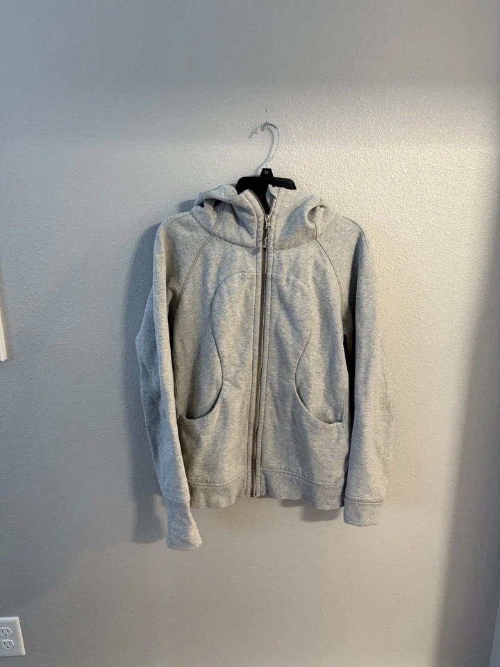 Lululemon Scuba Gray Zip-Up Hoodie 8 - Image 2 of 4