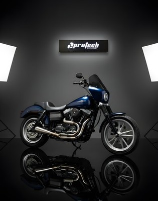 Protech Exhaust 2 In 1 Harley-Davidson Dyna Superglide Street Bob Low Rider 