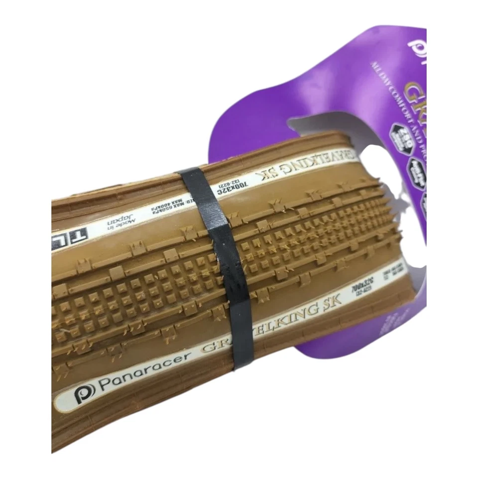 Juego de 2 piezas Panaracer GravelKing SK 700x32C color limitado jengibre/marrón sin usar Foto 3 de 4