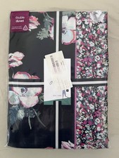 JOULES PAINTED POPPY BEDDING DUVET COVER PILLOWCASES SET - DOUBLE - NEW