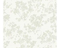 Vliestapete 39548-2 Casual Living BlüMchen Weiß GrüN