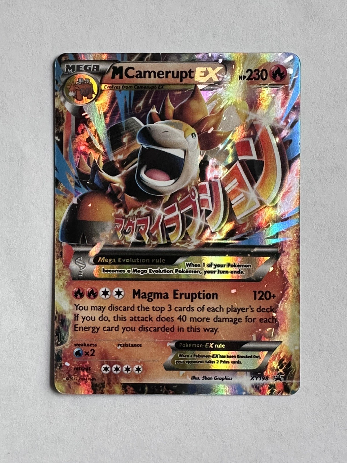 M Camerupt EX XY198 XY Holo