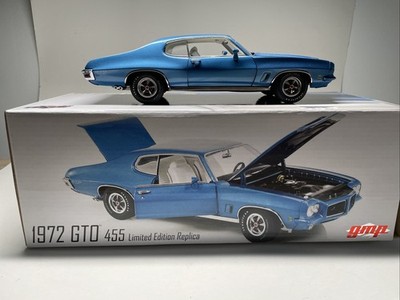 ミニカー GMP- 1972 PONTIAC GTO GMP 1:24 1972 Pontiac GTO 455 H.O. Blue Diecast Limited Edition