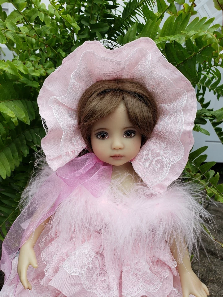 Conjunto para muñecas Dianna Effner Little Darling, vestido y sombrero hechos a mano Foto 3 de 4