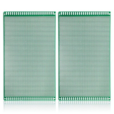 2PCS 12x18 cm Double Sided PCB Board,Tinned Prototype Diy Universal FR4 Print...