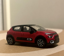 Diecast Norev Citroen C3 III Red 3 Inches New Without Box