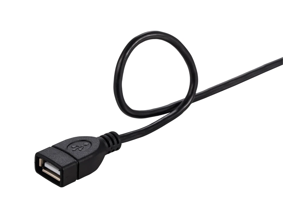 15FT USB 2.0 Black Extension Cable AM-AF Data Transfer Wire Charger EXT Cord - Image 4 of 4