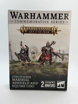 Marshal Ashfield And Squire Udo Warhammer + Commemorative Series AOS OOP NEW