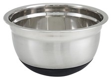 8 Quart Heavy-Duty Stainless Steel Mixing Bowl with Non-Slip Base
