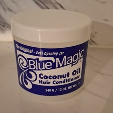 Blue Magic Coconut Oil Hair Conditioner 12 oz 340g Easy Opening Jar