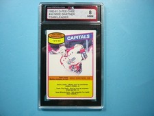 1980/81 O-PEE-CHEE CARD #49 CAPITALS CHECKLIST MIKE GARTNER ROOKIE RC KSA 8 OPC. rookie card picture