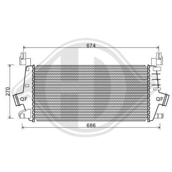 Ladeluft KÜHler FüR Opel Opel Astra H/J / Cascada-image