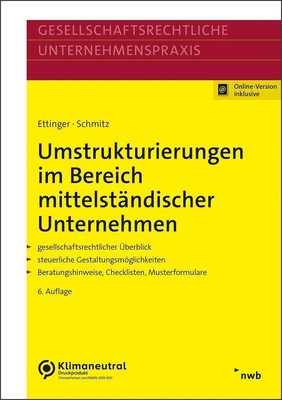 Umstrukturierungen im Bereich mittelständischer Unternehmen | Ettinger (u. a.)