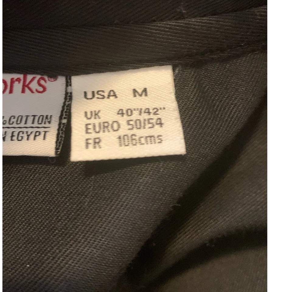 Chef Works Unisex Chef Black Jacket Size M - Image 3 of 4