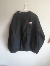 u-haul wind jacket large black open package light weight jacket