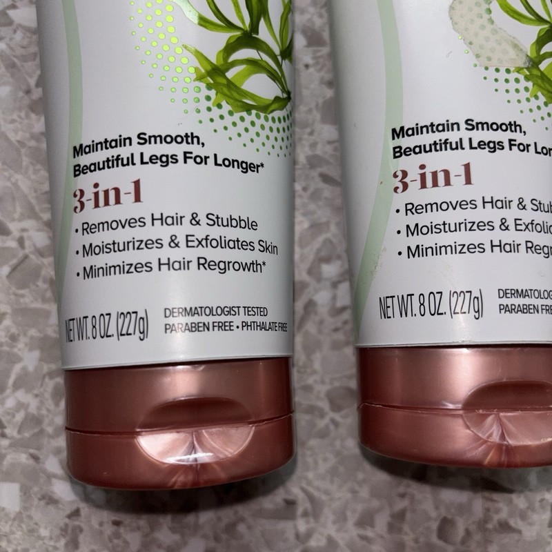 Exfoliating Mask Hair Remover Clay Thick NEW Skin Smoothing 3-1 Regimen 16oz Set