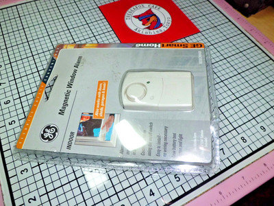 NEW GE Magnetic Window Alarm   Easy Install   Indoor Security Sensor
