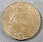 1919 George V Farthing — photo from another recent sale
