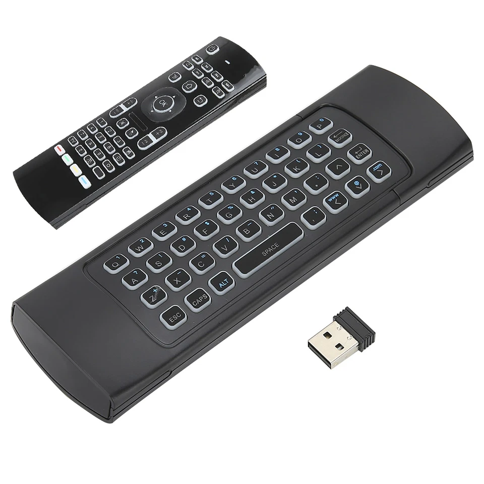6‑Axis Backlight 2.4G Wireless Double Sides Keyboard Infrared Sensor Remote - Image 3 of 4