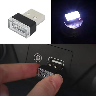 Mini USB Car Atmosphere Lights LED Cigarette Lighter Decorative Lights Lamp