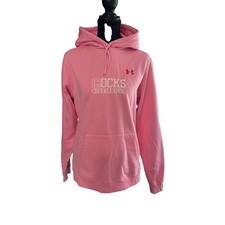 Under Armour Gamecocks Cheerleading Pink Hoodie Embroidered NCAA Pullover Medium