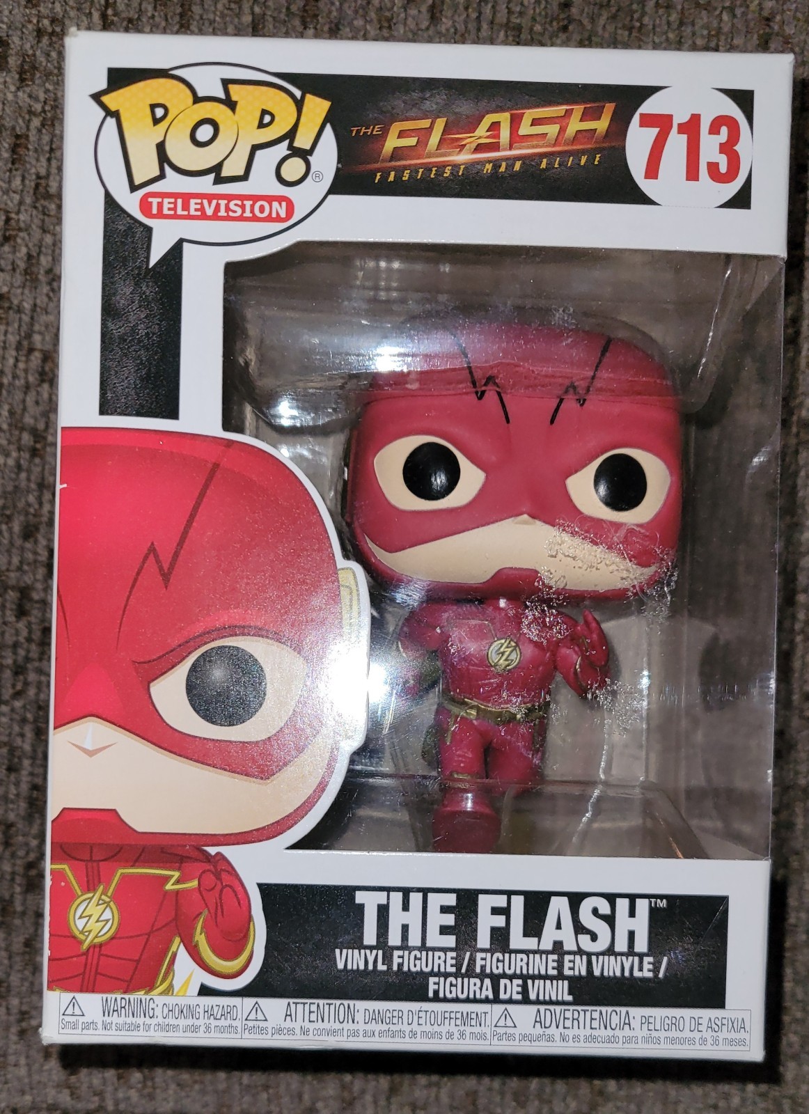 Funko POP! Television DC The Flash Metallic #713 BoxLunch Exclusive Brand New!!!