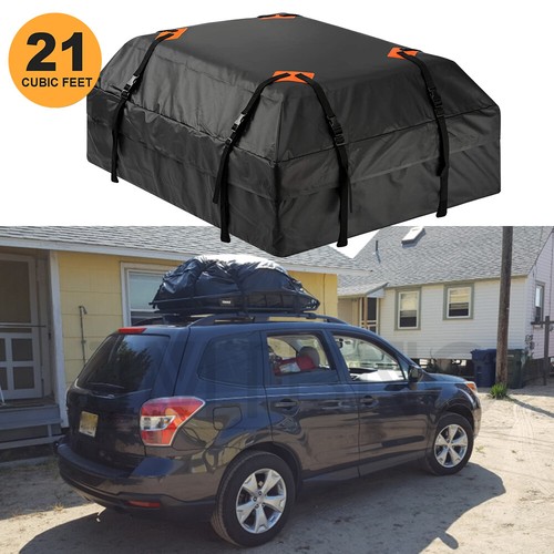 21 Cubic Feet Car Roof Top Cargo Luggage Carrier Bag For Subaru