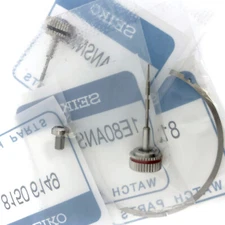 SEIKO SUN019 SUN023 SUN065 SUN045 Crystal Crown Gasket Bezel Spring Band Screw