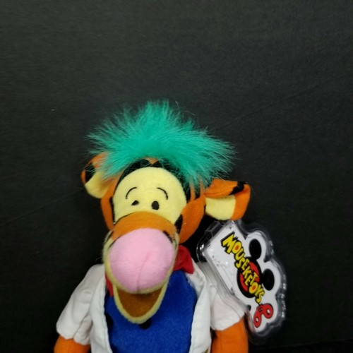 Disney Winnie the Pooh Tigger Mad Scientist NEW 9" Bean Bag Plush Mouseketoys - Picture 2 of 6