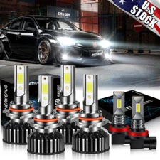 9005 9006 H11 LED Bulbs For Honda Civic 2006 - 2015 Headlight High Low Fog Light