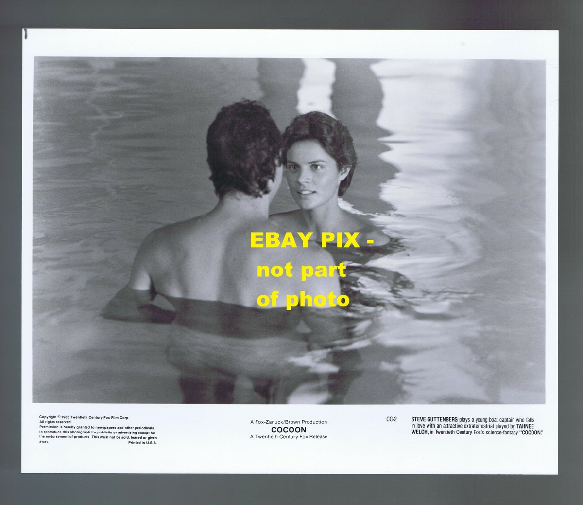 TAHNEE WELCH 1985 COCOON Original 8 x 10 B&W PRESS Photo VERY FINE-NEAR  MINT | eBay