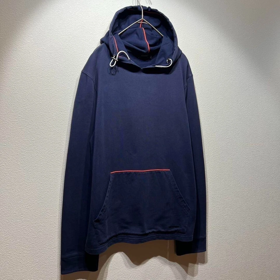 Sudadera con capucha para hombre Jil Sander diseño de logotipo de tubería M Foto 2 de 4
