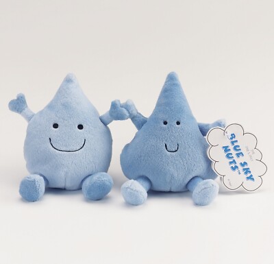 New In Packaging! PITTER AND PATTER Plush RAIN Characters THE BLUE SKY NUTS