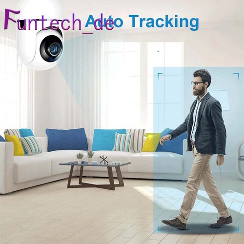 YCC365 1080P Cloud HD Telecamera IP WiFi Auto Tracking Telecamera Baby Monitor Notte L4 - Foto 10 di 11