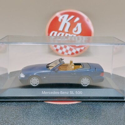 MINICHAMPS 1/43 Mercedes-Benz SL 500 blue B66040420 Dealer Ed