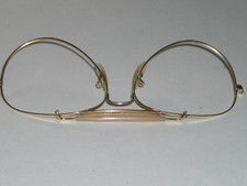 1960's 58 14MM VINTAGE B L RAY BAN GOLD OUTDOORSMAN AVIATOR FRONT FRAME ONLY
