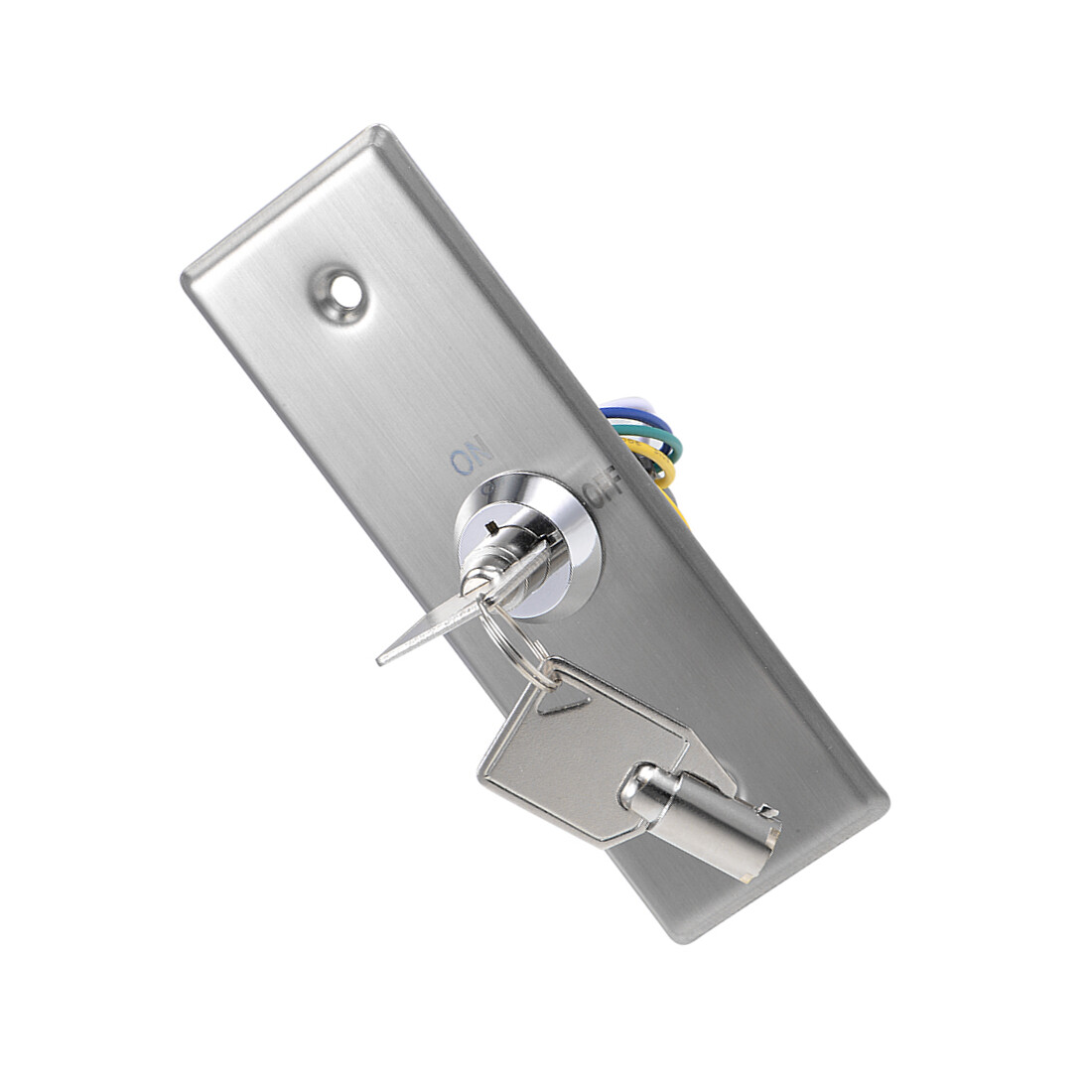 DC 12V Key Switch Lock On/Off Exit Switch Emergency Door Release SPDT ...