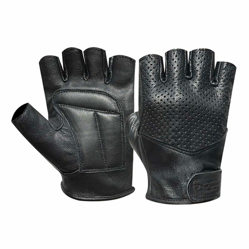 Nuevo Estilo Retro Calidad Cuero Suave Guantes de Conducir Sin Dedos Moda - Imagen 25 de 58