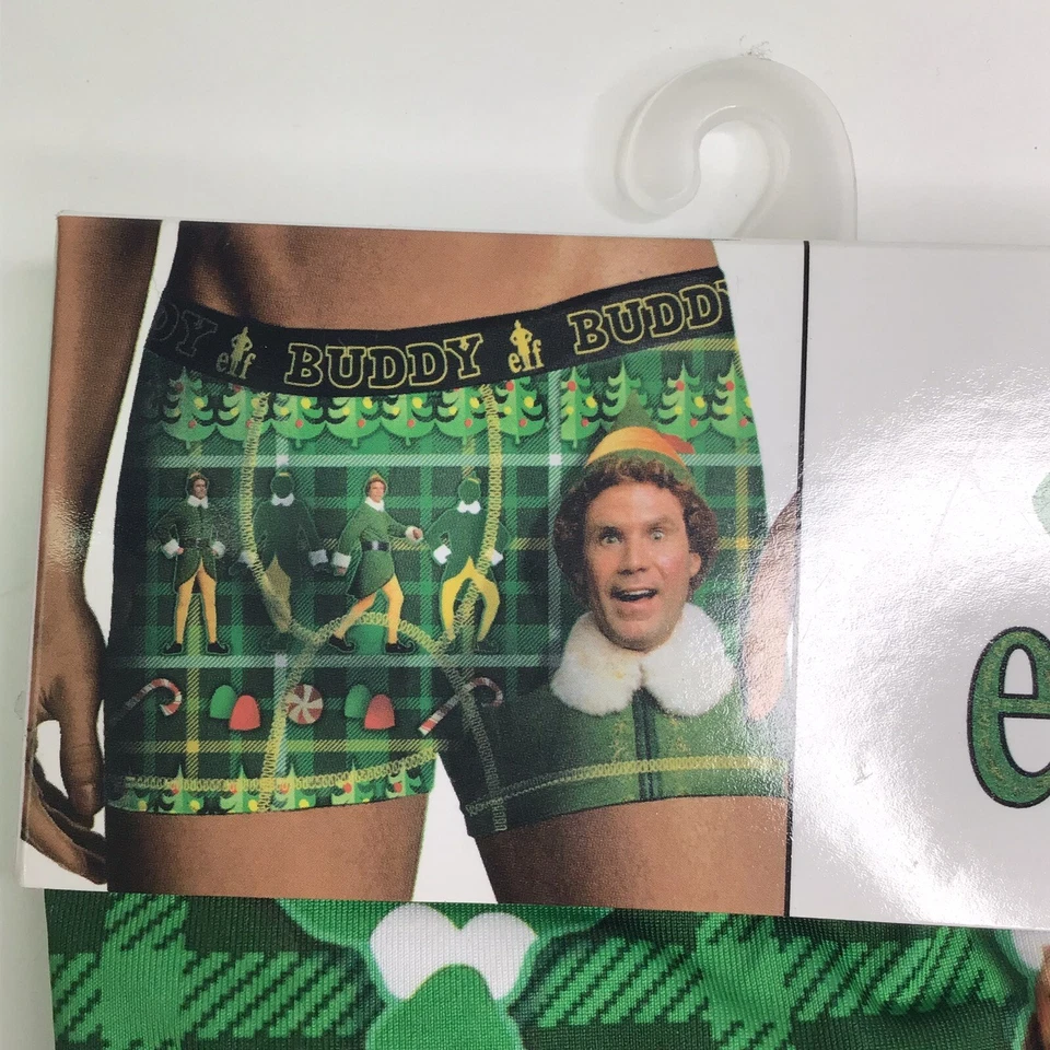 批量 3 件 拳击内裤 圣诞星球大战 Elf Frosty the Snowman S 码 — 第 3/4 张图片