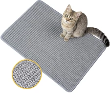 Cat Scratcher Mat Natural Sisal Horizontal Floor Rug for Indoor Grinding Claws