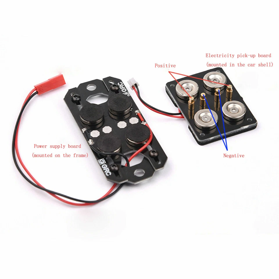 Magnetic Mount Shell Column Switch f 1/10 RC Car Axial SCX10 HSP RC4WD DIY Light - Image 3 of 4