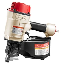 meite CN70B Penumatic Industrial Coil Siding Nailer 15 Degree 1-3/4" to 2-3/4"