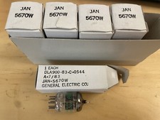 NOS Jan 5670 Tube NIB Audio Preamp Amplifier Electron Vacuum Tube
