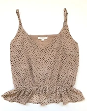 Grade and Gather Beige Women’s Cami Crop Top Size Large