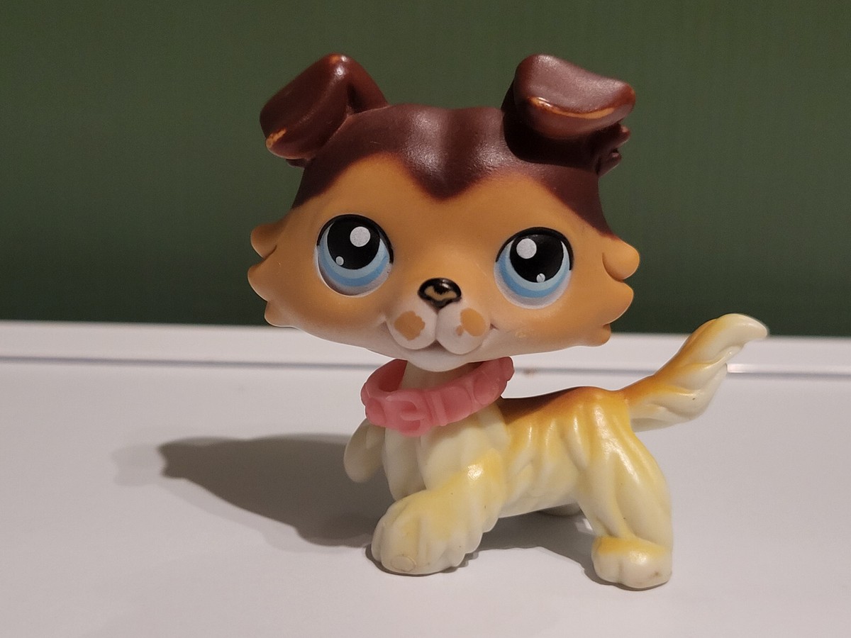 LPS #58 LITTLEST PETSHOP ORIGINAL AUTHENTIQUE CHIEN COLLEY DOG
