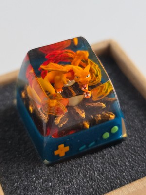 S-Craft Artisan Cherry MX keycap Pokemon - Charizard
