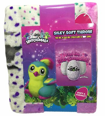 Hatchimals Silky Soft Throw 40'' x 50''