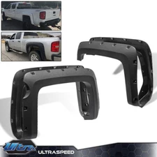 Fender Flares Fit For 2014-2018 Chevy Silverado 1500 5.8' Bed Pocket Rivet Style
